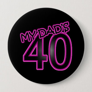 Badge Rond 10 Cm Mon papa 40