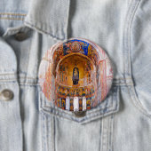 Badge Rond 10 Cm Monastère de Gelati (En situation)