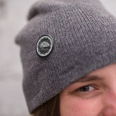 Badge Rond 10 Cm Mont Kinabalu - Ranau Malaisie Sabah Illustration