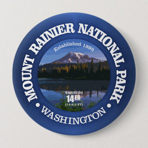 Badge Rond 10 Cm Mont Rainier NP2