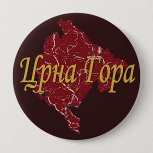 Badge Rond 10 Cm Monténégro