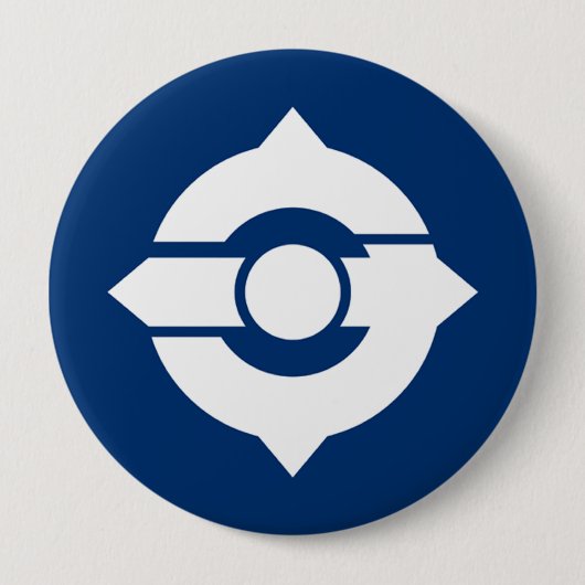 Badge Rond 10 Cm Moriguchi, Osaka (Devant)