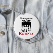 Badge Rond 10 Cm Mormons pour Romney.png (En situation)