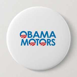 Badge Rond 10 Cm Moteurs d'Obama