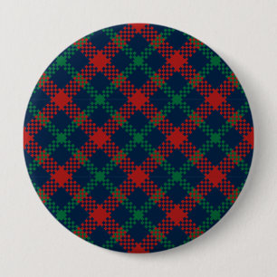 Badge Rond 10 Cm Motif de Noël 104
