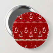 Badge Rond 10 Cm Motif de Noël 116 (Devant & derrière)