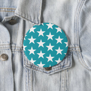 Badge Rond 10 Cm Motif d'étoiles 19