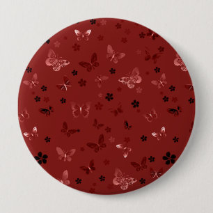 Badge Rond 10 Cm Motif papillon 6