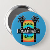 BADGE ROND 10 CM MOVIE COLONY EST (Devant & derrière)