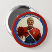 BADGE ROND 10 CM MSHS-2452 (Devant & derrière)