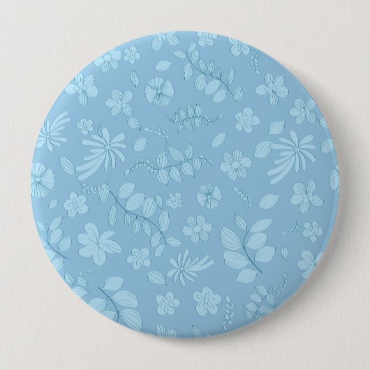 Badge Rond 10 Cm My Flower Design 7 (Devant)