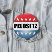 BADGE ROND 10 CM NANCY PELOSI (En situation)
