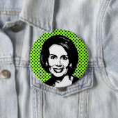 Badge Rond 10 Cm Nancy Pelosi 2 (En situation)