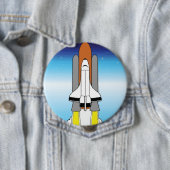 Badge Rond 10 Cm Navette (En situation)