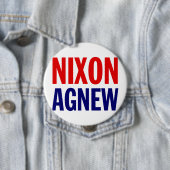 Badge Rond 10 Cm Nixon Agnew (En situation)