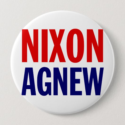 Badge Rond 10 Cm Nixon Agnew (Devant)
