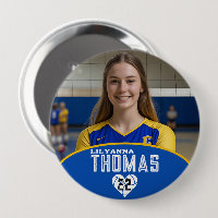 Nom du joueur de volleyball d'image personnalisée