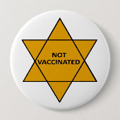 Badge Rond 10 Cm Non vacciné (Devant)