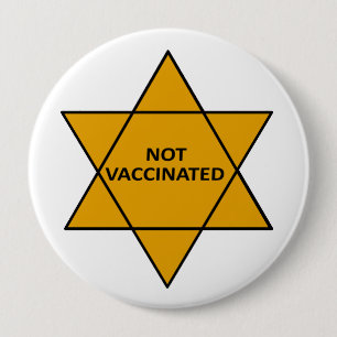 Badge Rond 10 Cm Non vacciné