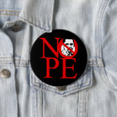 Badge Rond 10 Cm Nope 4 (En situation)