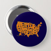 Badge Rond 10 Cm Nous, le peuple, nous unissons (Devant & derrière)