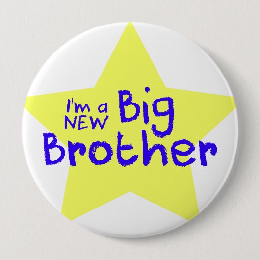 Badge Rond 10 Cm Nouvelle brosse de Big Brother (Devant)