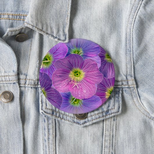 Badge Rond 10 Cm Nuances de pourpre (En situation)