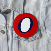 Badge Rond 10 Cm O superbe (En situation)
