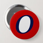 Badge Rond 10 Cm O superbe (Devant & derrière)
