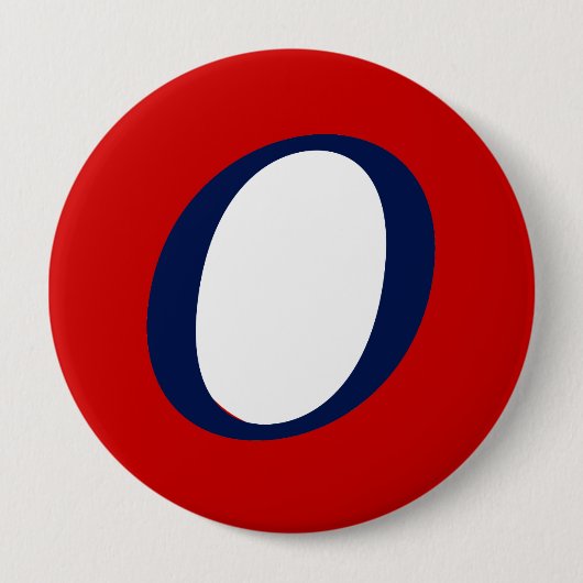 Badge Rond 10 Cm O superbe (Devant)