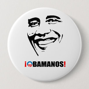 BADGE ROND 10 CM OBAMANOS