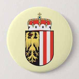 Badge Rond 10 Cm Oberoesterreich, Autriche