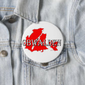 Badge Rond 10 Cm Obwalden (En situation)