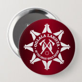 Badge Rond 10 Cm Oglala Lakota (Devant & derrière)