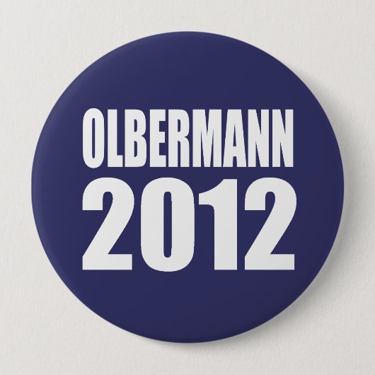 Badge Rond 10 Cm OLOBERMANN Élections (Devant)