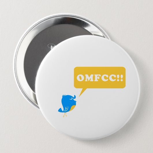 Badge Rond 10 Cm OMFCC ! ! bouton (Devant & derrière)