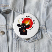 Badge Rond 10 Cm Orbite de Buttons (En situation)