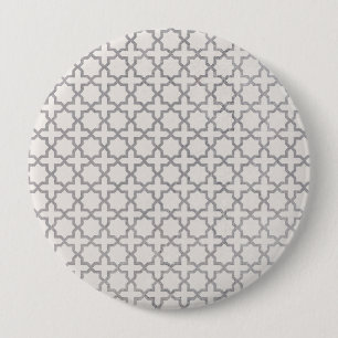 Badge Rond 10 Cm Ornement arabesque élégant