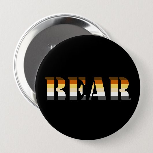 BADGE ROND 10 CM OURS (Devant & derrière)