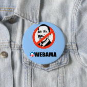 BADGE ROND 10 CM OWE-BAMA (En situation)