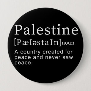Badge Rond 10 Cm Palestine Signification design Palestine Définitio