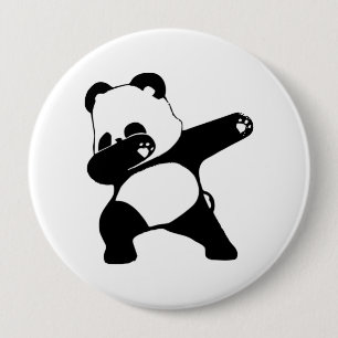 Badge Rond 10 Cm Panda qui dab