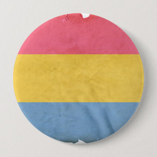 BADGE ROND 10 CM PANSEXUAL