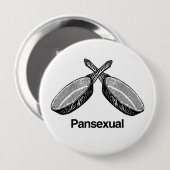 Badge Rond 10 Cm Pansexuel - (Devant & derrière)