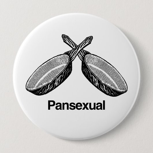 Badge Rond 10 Cm Pansexuel - (Devant)