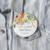 Badge Rond 10 Cm Papier à coussinets pour Baby Shower de mariage de (En situation)