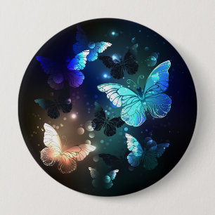 Badge Rond 10 Cm Papillon de nuit