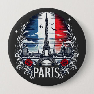 Badge Rond 10 Cm paris