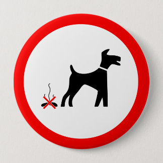 Badge Rond 10 Cm Pas de salissure