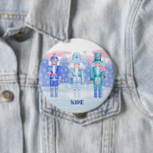 Badge Rond 10 Cm Pastel Nutcracker Kings (En situation)